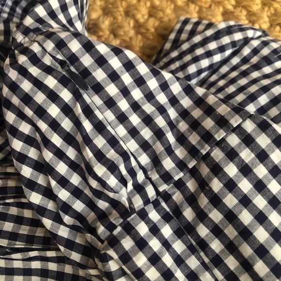 New w Tag: Anthropologie Puff Sleeve Gingham Dress. Size Large - Picture 6 of 11